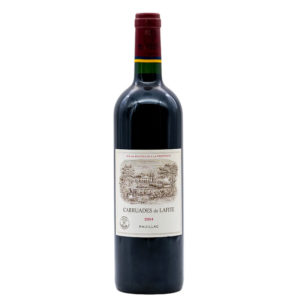 Carruades de Lafite 2004 christal wine barvaux